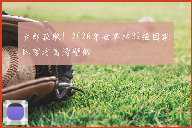 立即获取！2026年世界杯32强国家队官方高清壁纸